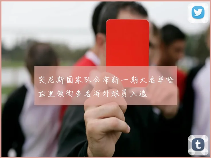 突尼斯国家队公布新一期大名单哈兹里领衔多名海外球员入选